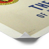 ヴィンテージスキープリント付ポスター ポスター (角)