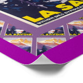 ヴィンテージスキーポスター、フランス、ラサヴォワ ポスター (角)