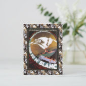 ヴィンテージスキーポスター、ルツアーデュモンブラン ポストカード (スタンド正面)