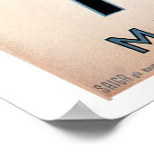 ヴィンテージスキーメラバルセシアイタリアン旅行 ポスター (角)