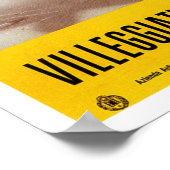 ヴィンテージスキーリモネピエモンテイタリアン旅行 ポスター (角)