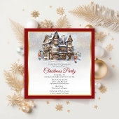 ヴィンテージスキーロッジ&ナツクラッカーズクリスマスパーティー 招待状