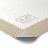 ヴィンテージスキー山フードレトロトラベルポスター ポスター (角)