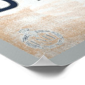 ヴィンテージスキー旅行とコルチナダンペッツォ ポスター (角)