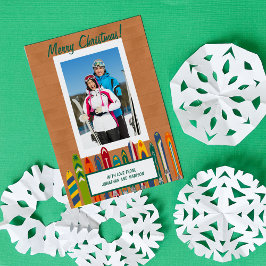 ヴィンテージスキー カスタムフォト シーズンカード