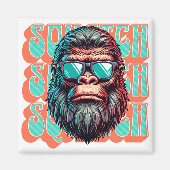 ヴィンテージスクアッチレトロスタイル漫画アーポップ・アートのト マグネット (正面)