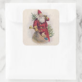 ヴィンテージスクエアステッカー スクエアシール (バッグ)