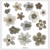 ヴィンテージスクラップブックステッカーヴィンテージエフェメラ シール (シート)