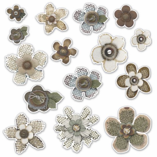 ヴィンテージスクラップブックステッカーヴィンテージエフェメラ シール (正面)