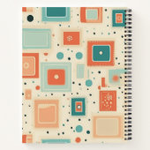 ヴィンテージスクラップブックパターン(2) ノートブック (裏面)