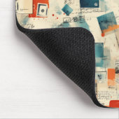 ヴィンテージスクラップブックパターン(3) マウスパッド (コーナー)