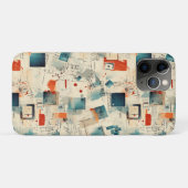 ヴィンテージスクラップブックパターン(3) Case-Mate iPhoneケース (裏面(横))