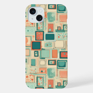 ヴィンテージスクラップブックパターン iPhone 15 PLUSケース
