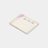 ヴィンテージスクラップブックフローラと明細行の後処理 ポストイット (アングル)