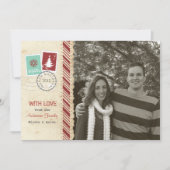 ヴィンテージスクラップブックホリデーカード シーズンカード (正面)