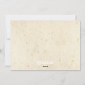 ヴィンテージスクラップブックホリデーカード シーズンカード (裏面)