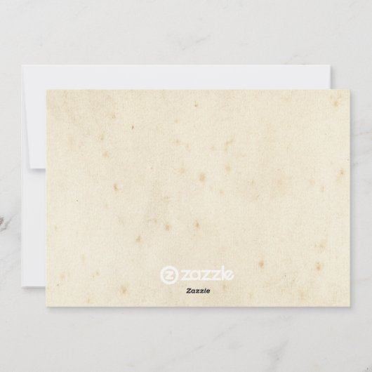 ヴィンテージスクラップブックホリデーカード シーズンカード (裏面)