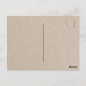 ヴィンテージスクラップブック作りスタイル2025年新年の希望 ポストカード (裏面)