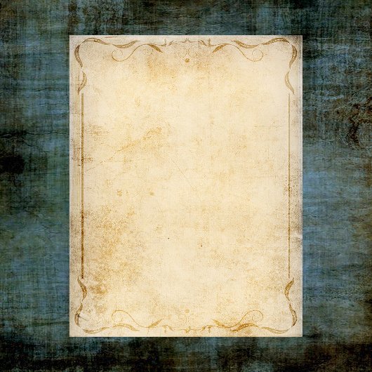 ヴィンテージスクラップブック紙と渦巻き