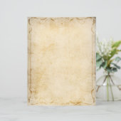 ヴィンテージスクラップブック紙と渦巻き (スタンド正面)