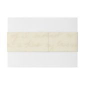 ヴィンテージスクラップブック結婚式招待状ベリーバンド 招待状ベリーバンド (裏面例)