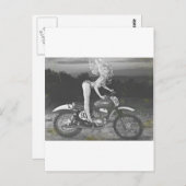 ヴィンテージスクランブラとホットモデル。 ポストカード (正面/裏面)