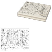 ヴィンテージスクリプトの背景 ラバースタンプ (押印)