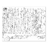 ヴィンテージスクリプトの背景 ラバースタンプ (インプリント)