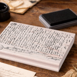 ヴィンテージスクリプトの背景 ラバースタンプ