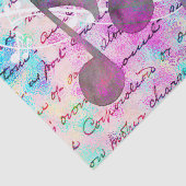 ヴィンテージスクリプトミュージックノートティッシュペーパー 薄葉紙 (詳細)