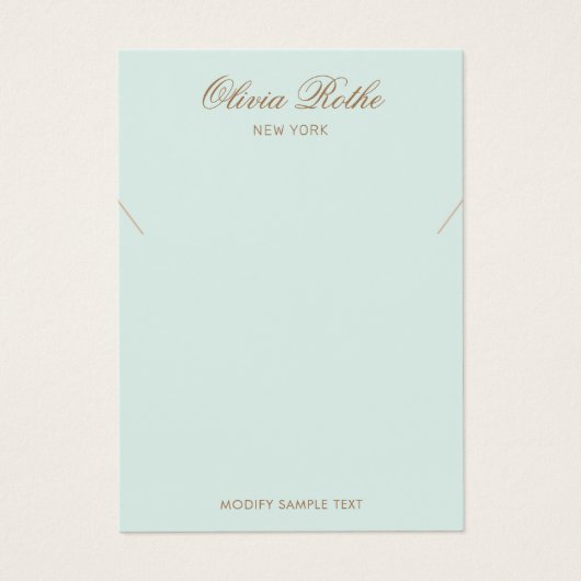 ヴィンテージスクリプトライトターコイズネックレスディスプレイ (正面)