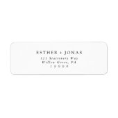 ヴィンテージスクリプト差出人住所ラベル ラベル (正面)