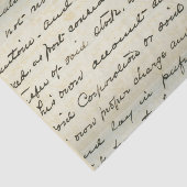 ヴィンテージスクリプト手書き文字 薄葉紙 (詳細)