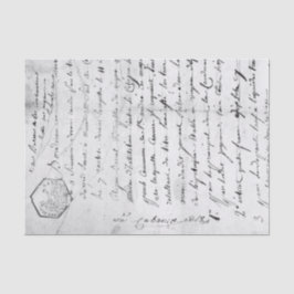 ヴィンテージスクリプト手書き 薄葉紙