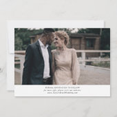 ヴィンテージスクリプト横向きライト写真 セーブザデート (裏面)