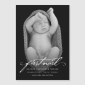 ヴィンテージスクリプト1stノールホリデー誕生のお知らせ (正面)