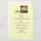 ヴィンテージスクリプトParisエッフェルタワー結婚ズ (正面/裏面)