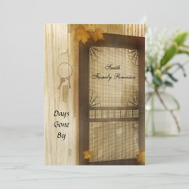 ヴィンテージスクリーンドアファミリー懇親会招待状 招待状