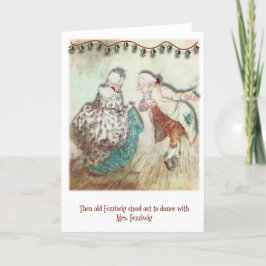 ヴィンテージスクルージのクリスマスカード シーズンカード