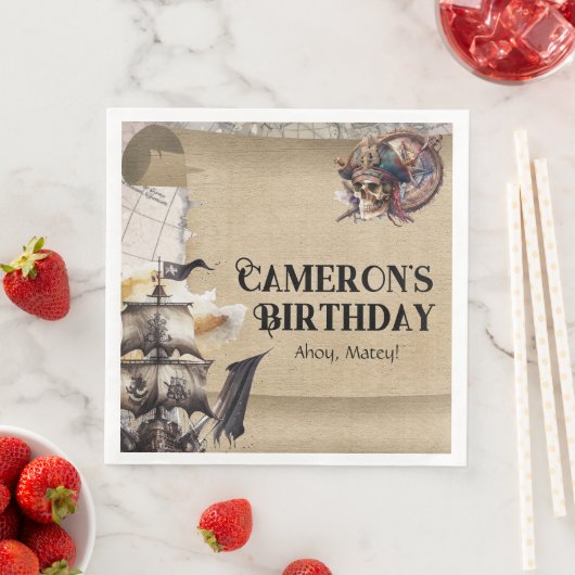 ヴィンテージスクロールトレジャーマップパイレーツパーティー (インサイチュ)