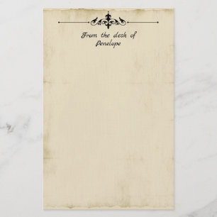 ヴィンテージスクロールヘッダー古いコメント名前の追加 便箋