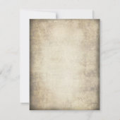 ヴィンテージスクロールワーク ラスティックベージュ レスポンスカード (裏面)