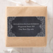 ヴィンテージスクロール葉枠及び結婚黒板 ラベル (インサイチュ)