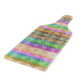 ヴィンテージスクロール（虹） カッティングボード (角)