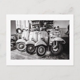 ヴィンテージスクーター葉書 | Old scooter |パリ ポストカード