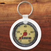 ヴィンテージスクーター速度計 キーホルダー (正面)