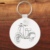 ヴィンテージスクーター キーホルダー (正面)