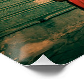 ヴィンテージスクーター | Perfectポスター |イタリアのローマ ポスター (コーナー)