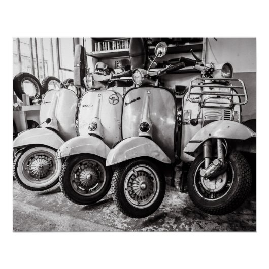 ヴィンテージスクーター | Perfectポスター |米国ニューヨーク ポスター (正面)