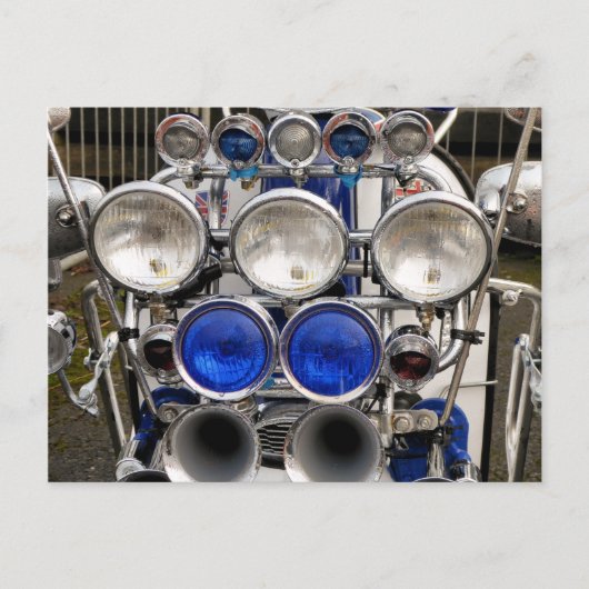 ヴィンテージスクータ ポストカード (正面)